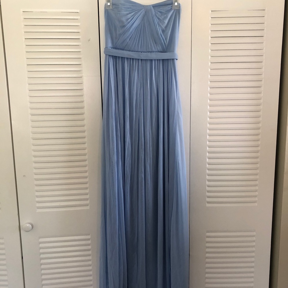 Strapless convertible gown